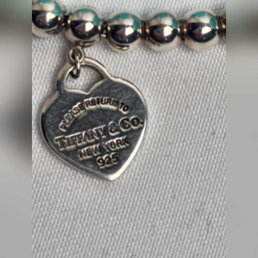 Tiffany Co Return To Tiffany Blue Heart Bracelet - Picture 3 of 14